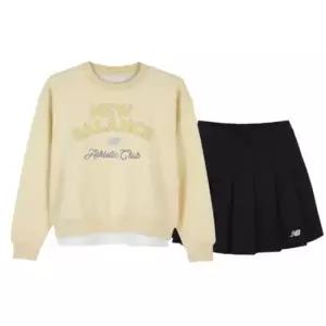 뉴발란스키즈 EXCLUSIVE레이어드 스커트 세트 NK9YGB105G(BN)Lemon Yellow