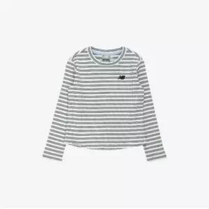 뉴발란스키즈 NBSC스트라이프 골지 티셔츠 NK9BG1772G(51)Light Blue