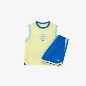 뉴발란스키즈(NB Kids) CITY LAYERING민소매 나시 셋업 NK9YG2506U(31)Light Yellow