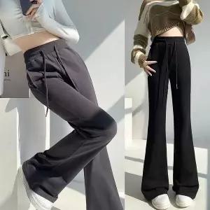 [하프클럽/]여성 하이웨스트 부츠컷 밴딩 나팔바지 플레어핏 2색