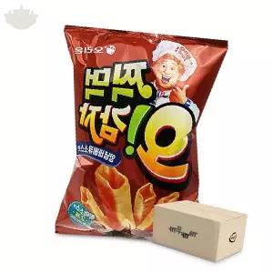 매콤한 감자 스낵 바베큐 양념 과자 간식거리 야식 안주 대용량 업소용 도매 박스