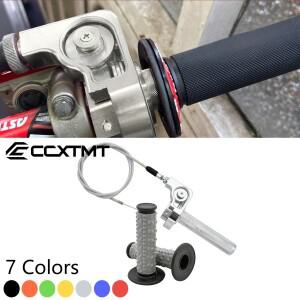 범용 오토바이 22mm CNC 스로틀 그립 Yamaha YZ YZF WR WRF MT Honda KTM 등을위한 빠른 트위스터 스로틀