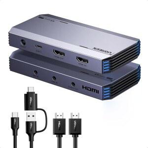 UGREEN 4K@60Hz 캡처 카드, 울트라 HD PC, 스위치 Xbox, 및 VRR 비디오 PS5, , 카드 USB HDMI 레코딩 사용하여 Mac과 초저지연 1080P@240Hz 게임, 스트리밍, 2, 호환되는 3.0 HDR을