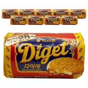 오리온 다이제 통밀 194g x 10개