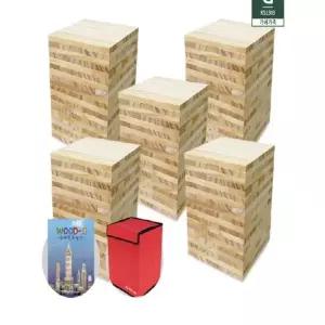1303 원목카프라 500pcs+예제집+보관가방포함 학교용 카프라세트