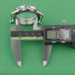 40MM VK63 케이스 시계 PE50 스테인레스 문스와치 금속 적합