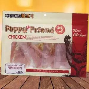 퍼피프랜드 치킨 젤리 꽈배기 300g