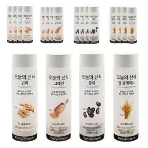 오늘의 선식 귀리5 블랙5 그레인5 쌀플레이크5 총 20개 피키피커스 미숫가루 식사대용선식