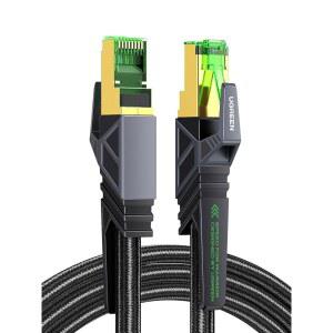 UGREEN 이더넷 케이블, CAT 8 게이밍 고속, ONE 스위치 40GBPS XBOX /FTP 1.5M(5피트) 호환, 지원, RJ45 26AWG SF PS5 코드, POE 라우터와 모뎀 PS4 브레이드 2000MHZ