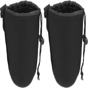 SHOWORRO 2pcs 네오프렌 카메라 렌즈 가방 파우치 393X34X4인치 컴팩트 보호 케이스 충격 방지 보온