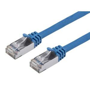 MONOPRICE CAT7 이더넷 패치 케이블 - 베어 순수 S ENTEGRADE 1.5MX5피트) 연선 인터넷 | 26AWG 와이어 시리즈 /FTP CMX 코드 600MHZ 네트워크 블루 구리 FLEXBOOT RJ45