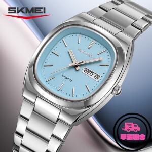 SKMEI 2420 캐주얼 여성 손목시계 비즈니스 스틸 패션 쿼츠 날짜 고급