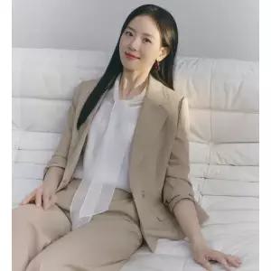 갤러리아 [SI][26S/S] 백 셔링 타이드넥 반팔 블라우스 (SCBAE24590)