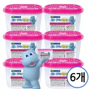 옥시 물먹는 하마 300gx6개 /옷장 서랍장 신발장 습기제거 냄새방지 곰팡이방