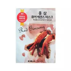 에바네이쳐 피부진정 영양 얼굴팩 일회용 쿨링 마스크팩 홍삼 퓨어 에센스 10매 1세트