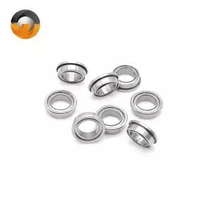 10개 FR168ZZ 미니어처 플랜지 볼 베어링 6.35x9.525x3.175mm ABEC-7 크롬 스틸 1/4x3/8x1/8 인치 이중 금