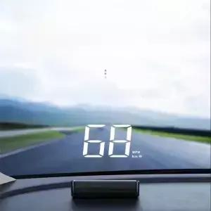 범용 자동차 속도계 HUD GPS 헤드 업 디스플레이 앞 유리 속도 프로젝션 KMH 디지털 차량 트럭 자동