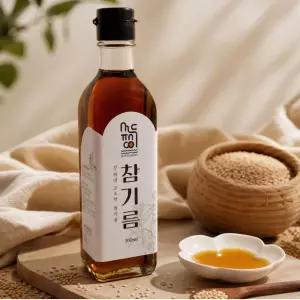 국산 참기름 저온압착 방앗간 국내산 돌잔치 답례품 300ml
