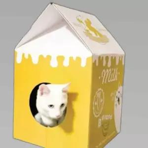 고양이 바나나우유 스크래처 펫하우스