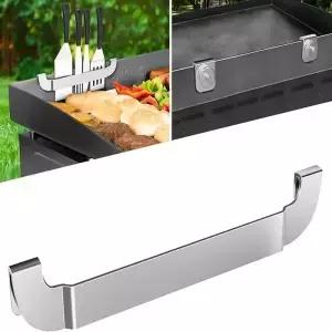 디자인 주걱 홀더 스테인리스 스틸 실버 바베큐 도구 랙 그릴 BBQ