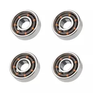 20개 베어링 스틸 608 인라인 롤러 휠 베어링 8x22x7mm 샤프트손가락 자이로용