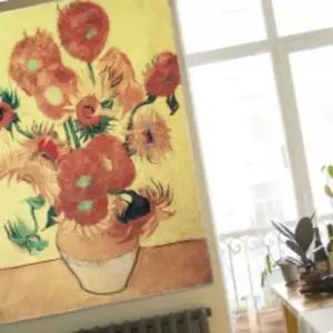 세모소 식당벽꾸미개 화분그림작품페브릭 현관거리현수막 실내풍경명화 1개 150X200CM 인테리어액자