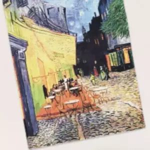 세모소 카페벽현수막 흠집가림벽걸이 테라스정원 고흐작품페인트 패브릭 1개 73X95CM