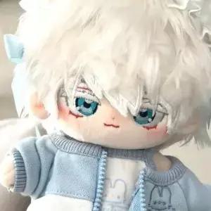 20cm Jujutsu Kaisen Satoru Gojo 인형 플러시 프레 드레스 업 코튼 선물 크리스마스