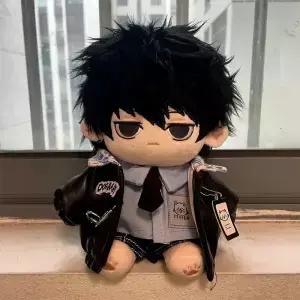 20cm 데스 노트 LLawliet 플러시 그림 인형 를위한 성인 액션 드레스 업 코튼 변경 옷 모델 선물