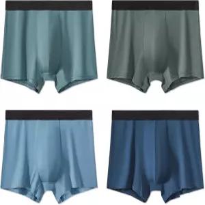 GRESTU 남성용 4팩 빅 앤 톨 2XL-8XL 속옷 복서 브와 편안한 쿨 플러스 사이즈 비행 금지
