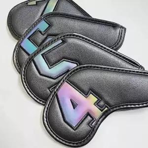 클럽 홀로그램 아이언 커버 블랙 보호 10p