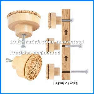 10피스 나무 손잡이 너도밤나무 서랍 가구 주방 찬장 문 드레서 30MM-A23R
