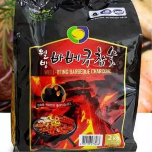 캠핑 바베큐 오래타는 대용량 참숯2kg 타운하우스 펜션 시골집