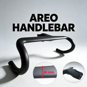 초경량 카본 핸들바 400/420mm 내부 배선 일체형 로드 80/90/100mm 스템 28.6mm 포크(스페이서 마운트 포함