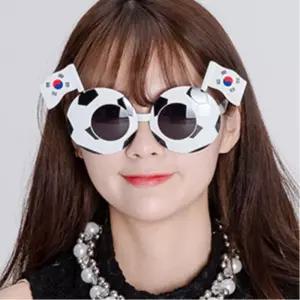 축구응원 귀여운 태극기 축구공안경2P 장기대회 축제 행사 파티