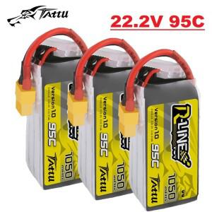 핫TATTU R-LINE 1.0 95C 1050mAh 22.2V LIPO 배터리  RC 헬리콥터 쿼드콥터 FPV 레이싱 드론 부품  6S
