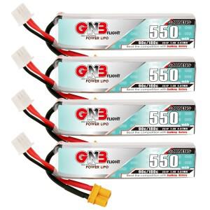 RC 쿼드콥터 헬리콥터 FPV 미니 소형 드론용 GNB LiPo 배터리 2S 7.4V 550mah 90C/180C