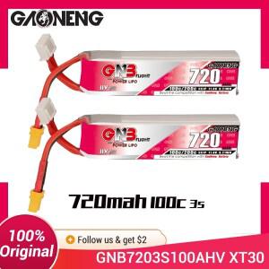 GAONENG GNB 3S 720mAh HV 11.4V 리포 배터리 100C/200C 베타75X  알파 A75  HGL 페트렐 120X 시네 후프 미
