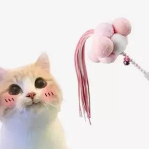 OH 탁펫 방울솜사탕 고양이 낚시대