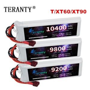 TERANTY 2S 9200mAh 10400mAh 60C 7.4V LiPo 배터리  RC 보트 헬기 비행기 UAV 드론 FPV용 XT60/Deans T/XT