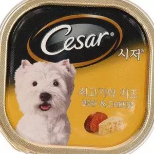 시저캔 (쇠고기와치즈) 100g  애견간식