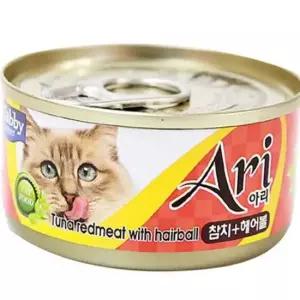 테비 아리 참치 헤어볼 80g X24개 고양이캔 간식
