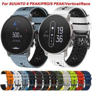 SUUNTO 9 PEAK PRO 레이스 버티컬 손목보호 세로 워치 스트랩  Suunto Ocean 5 피크 실리콘 밴드 교체 손목