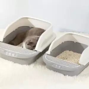 오픈형 고양이 화장실 편리한 배변통