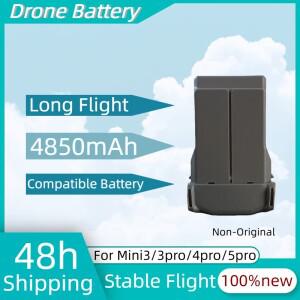 미니 소형 5프로 배터리 장시간 비행 4850mAh 7.38V 고용량 3/3프로/4프로/5프로 드론 액세서리 호환
