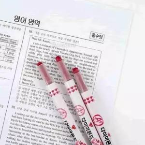 채점용 색연필 빨간색 3본입 미술용품 학용품 빨간색연필