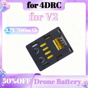 4DRC V2 미니 소형 4 헬리콥터 액세서리 부품 용 3.7V 700mAh 충전식 배터리 Lipo 드론 교체