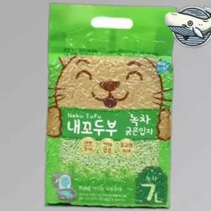 고양이모래 두부 입자 7L 녹차 향 제거 냄새