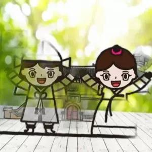 팝아트 포일아트FOIL ART+포일지(세계나라 한국) 10