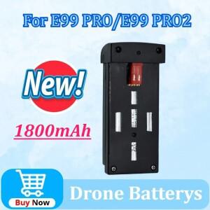 3.7V 1800mAh 리튬 배터리 RC 드론용 예비 E99 PRO 쿼드콥터 교체 액세서리